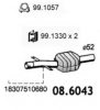 ASSO 08.6043 Middle Silencer